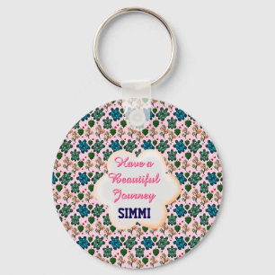 Custom turtle pattern key ring