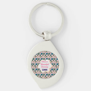 Custom turtle pattern  key ring
