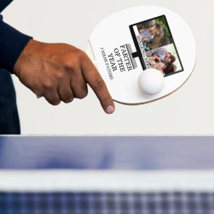Custom TV farter of the year funny dad 2 photo Ping Pong Paddle