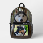 Custom Two Dog Photo All Over Simple
