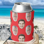 Custom Two Face 20th 30th 40th 50th Birthday Party Can Cooler<br><div class="desc">Custom Two Face Happy Birthday Decoration Supplies Party Hat</div>