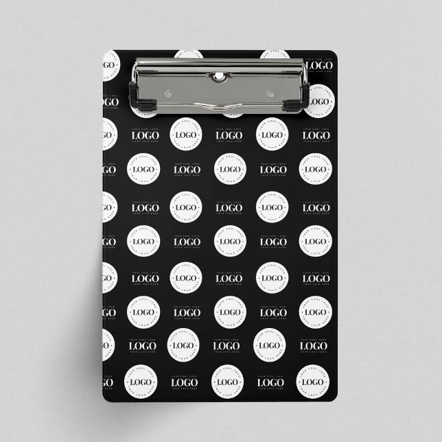 Custom Two Logo Step and Repeat Business Company Mini Clipboard (Creator Uploaded)