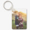 Custom Two Photo Double Sided Aluminium Keychain