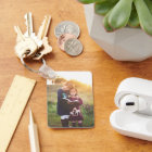 Custom Two Photo Double Sided Aluminium Keychain