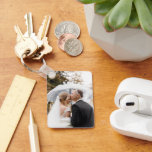 Custom Two Photo Double Sided Aluminum Keychain<br><div class="desc">Custom Two Photo Double Sided Aluminum Keychain</div>