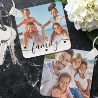 Custom Two Photo Double Sided Family Photo