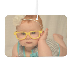Custom Two-sided Baby Photo Personalised Car Air F Freshener