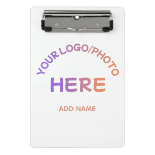 Custom Two-Sided Corporate Logo Mini Clipboard