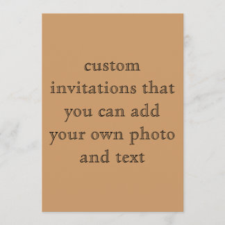 Custom Two Sided Invitation