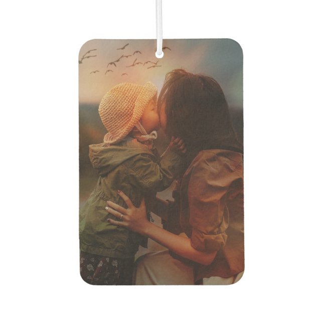 Custom Two-Sided Photo Car  Air Freshener (Front)