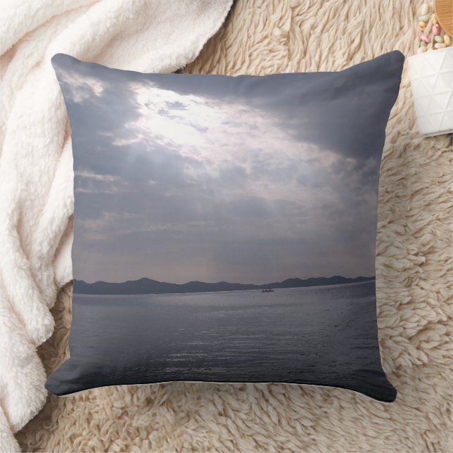 Custom Two-Sided Photo Personalised Throw Pillow (Blanket)