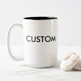 Custom Two-Tone Large 15oz Mug - BLACK Inside