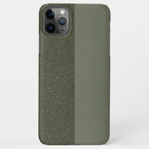 Custom Two-Tone Moss Green iPhone 11 Pro Max Case