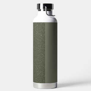 Custom Two-Tone Moss Green Water Bottle