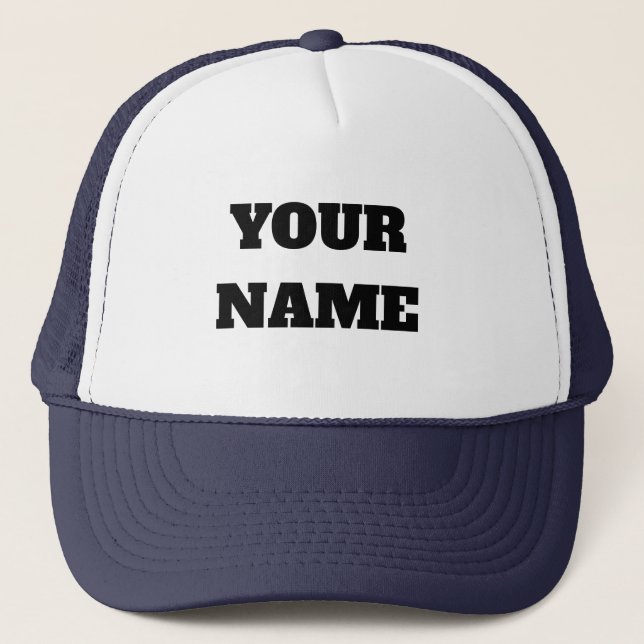  Custom Two-Tone Trucker Hat (Front)