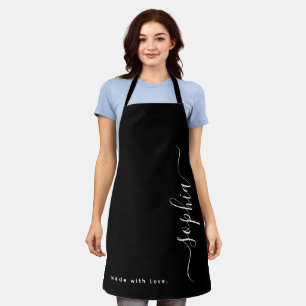 Custom Typography Name  Apron