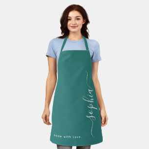 Custom Typography Name Apron
