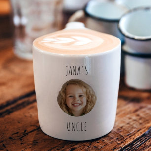 Custom Uncle Personalised Photo Espresso Cup