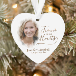 Custom Unique Personalised Classic Photo Memorial Ornament