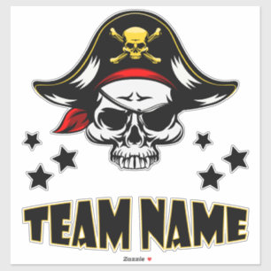 Custom Unique Personalised Pirate