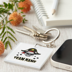 Custom Unique Personalised Pirate Key Ring