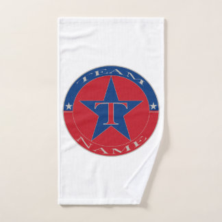 Custom Unique Personalised Team Name Hand Towel