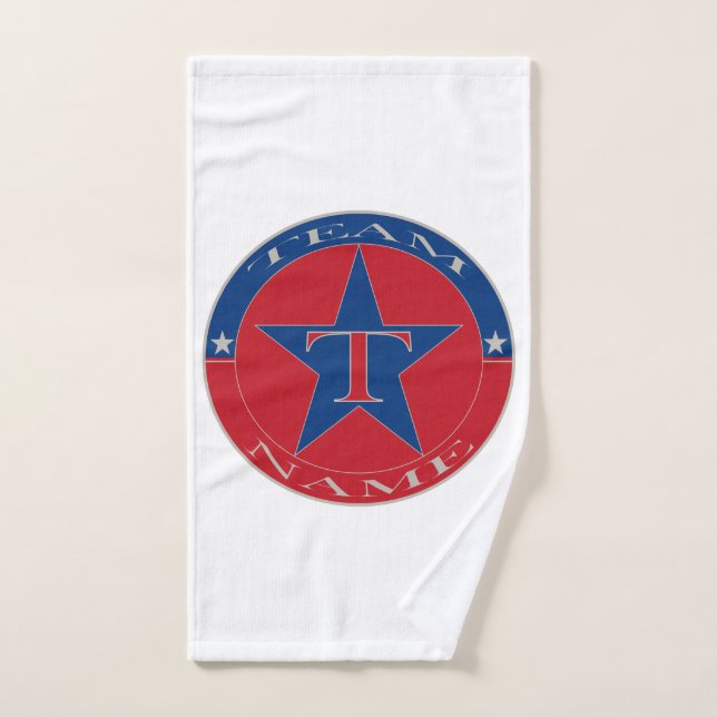Custom Unique Personalised Team Name Hand Towel (Hand Towel)