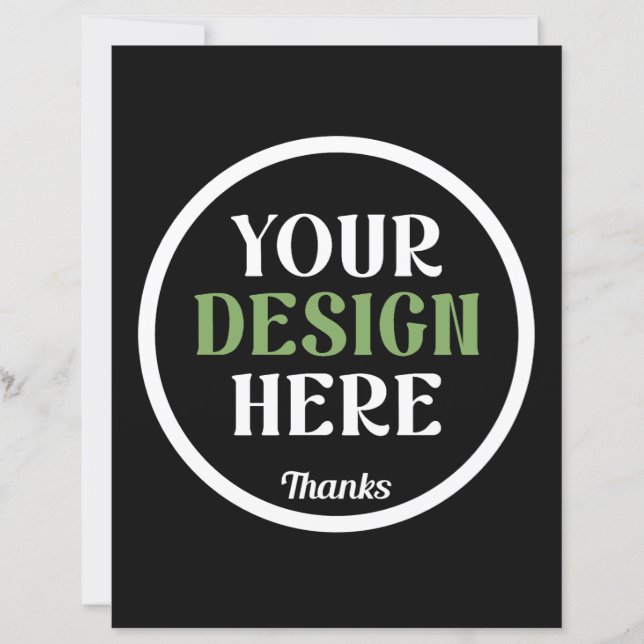 custom, unique, sleek & minimalist (Front)