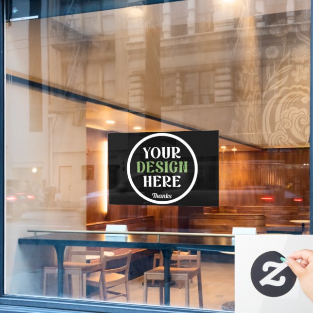 custom, unique, sleek & minimalist (Cafe Window)