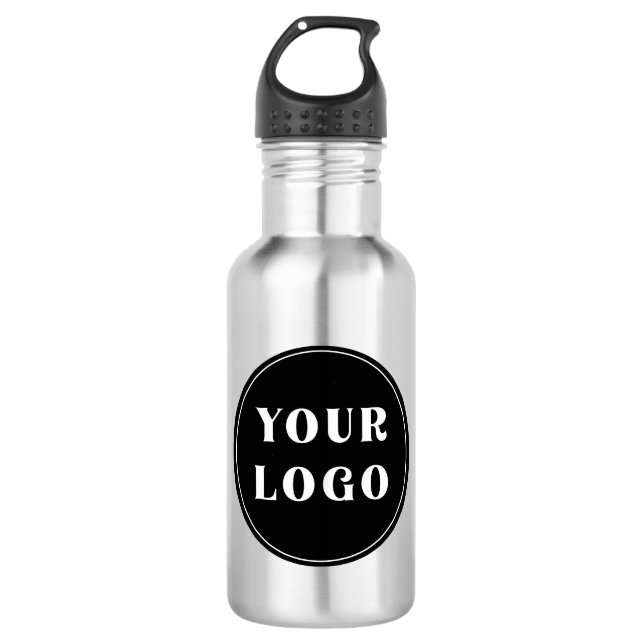 custom, unique, sleek & minimalist 710 ml water bottle (Front)