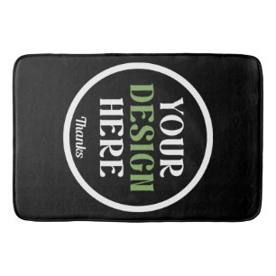 custom, unique, sleek & minimalist bath mat