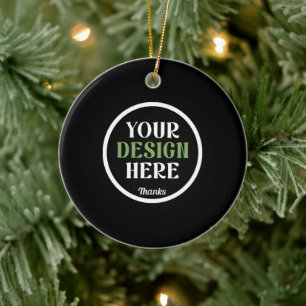 custom, unique, sleek & minimalist ceramic ornament