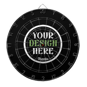 custom, unique, sleek & minimalist dartboard