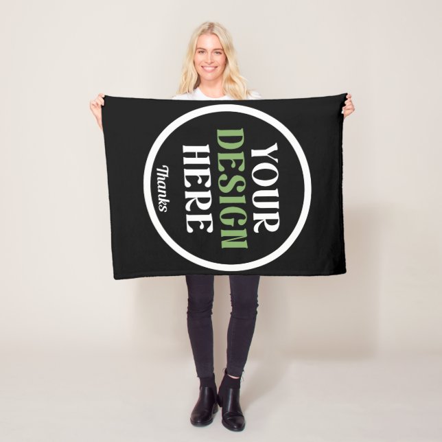 custom, unique, sleek & minimalist fleece blanket (In Situ)