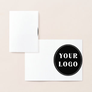 custom, unique, sleek & minimalist foil card