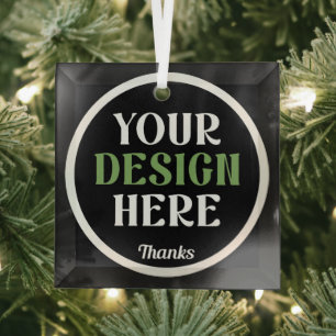 custom, unique, sleek & minimalist glass tree decoration