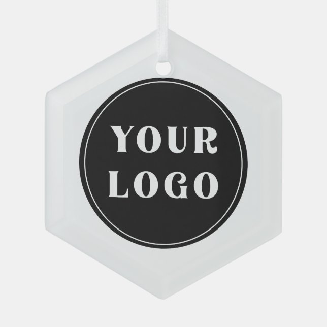 custom, unique, sleek & minimalist glass tree decoration (Front)