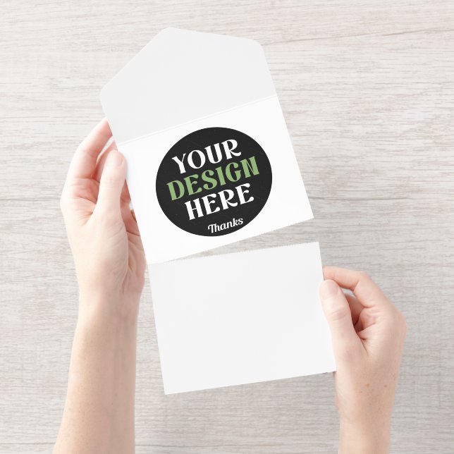 custom, unique, sleek & minimalist hershey®'s kiss all in one invitation (Tearaway)