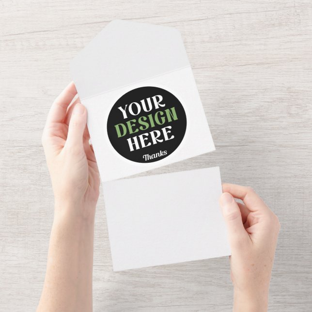 custom, unique, sleek & minimalist hershey®'s kiss all in one invitation (Tearaway)