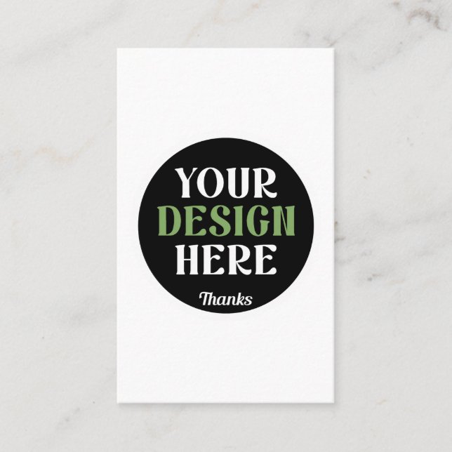 custom, unique, sleek & minimalist hershey®'s kiss business card (Front)