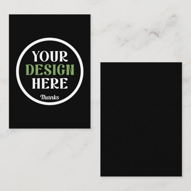 custom, unique, sleek & minimalist hershey®'s kiss card (Front/Back)