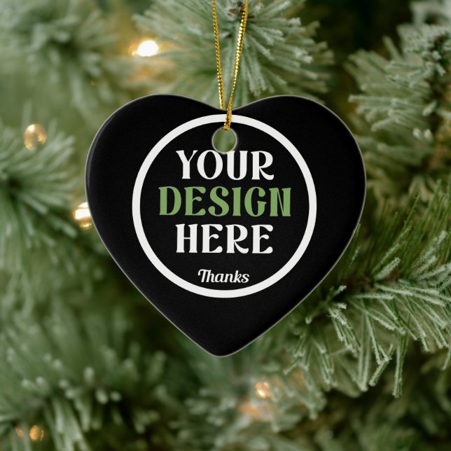 custom, unique, sleek & minimalist hershey®'s kiss ceramic ornament (Tree)