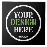 custom, unique, sleek & minimalist hershey®'s kiss ceramic tile<br><div class="desc">This design is accessible to all. Feel free to customise the logo, images, text, and colours according to your preferences. Thank you very much.</div>