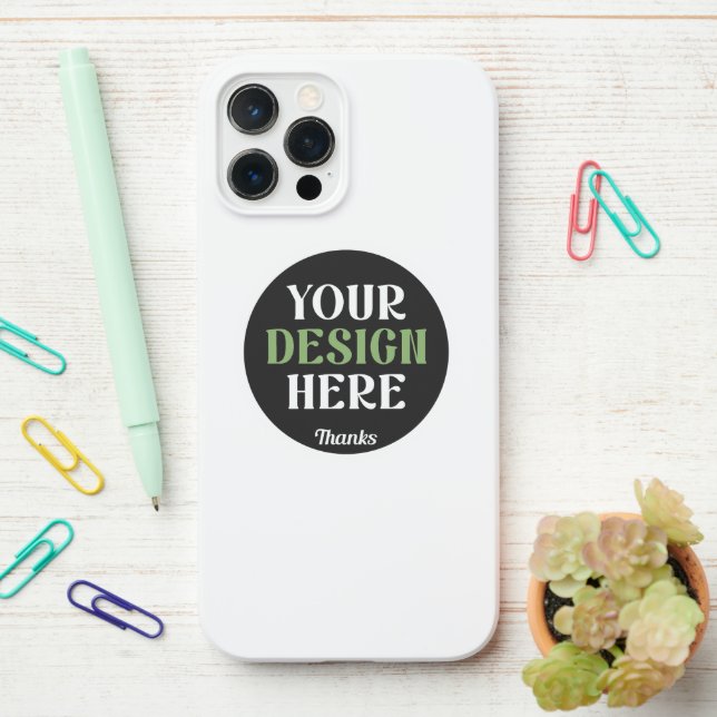 custom, unique, sleek & minimalist hershey®'s kiss iPhone case (On Desk)