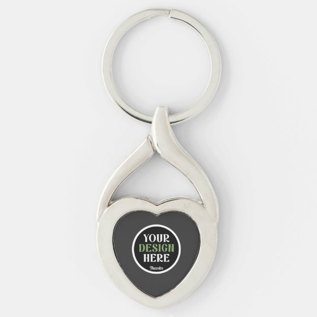 custom, unique, sleek & minimalist hershey®'s kiss key ring (Front)