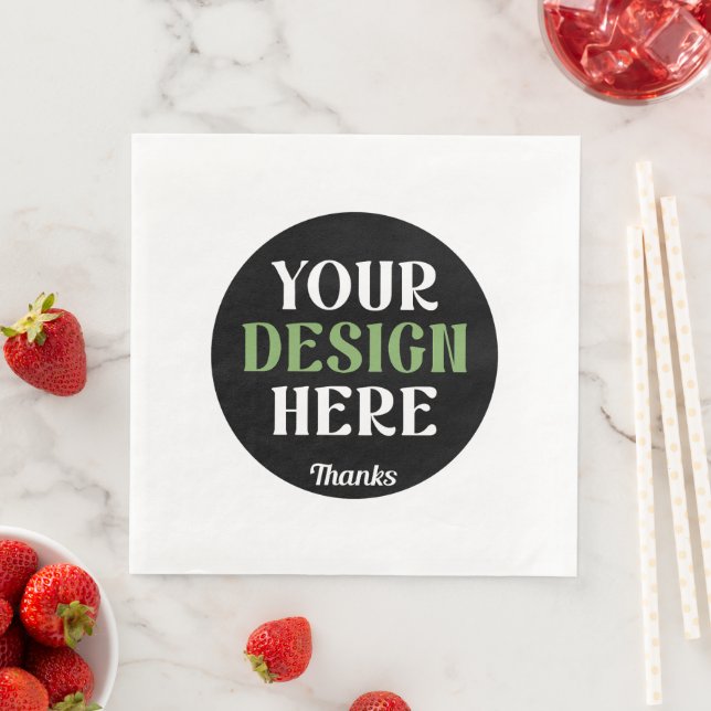 custom, unique, sleek & minimalist hershey®'s kiss napkin (Insitu)