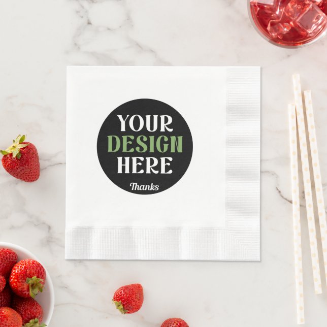 custom, unique, sleek & minimalist hershey®'s kiss napkin (Insitu)