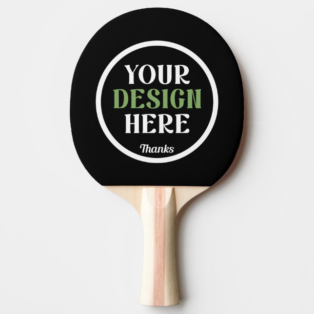 custom, unique, sleek & minimalist hershey®'s kiss ping pong paddle (Front)
