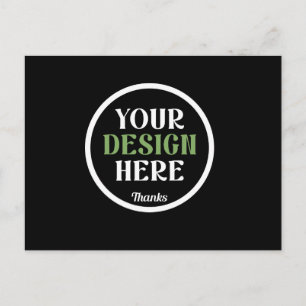 custom, unique, sleek & minimalist hershey®'s kiss postcard