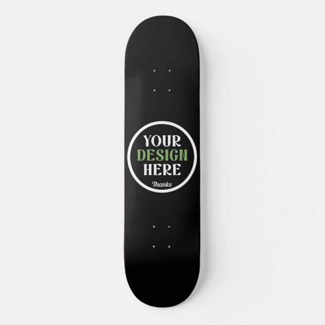custom, unique, sleek & minimalist hershey®'s kiss skateboard (Front)